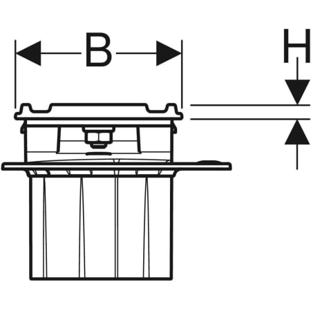154.458.00.1 Дренажный канал Geberit CleanLine60, для тонких настилов Geberit  - Вид №4