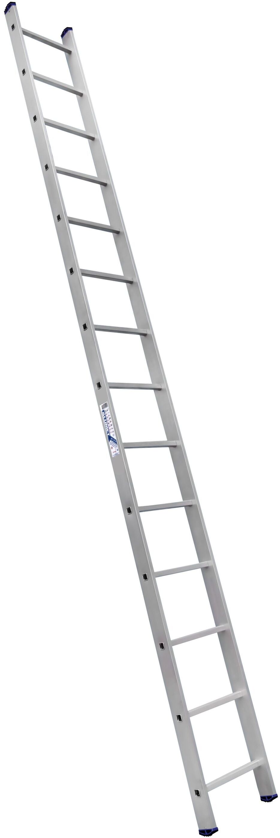 Алюминиевая односекционная приставная лестница HS1 6114