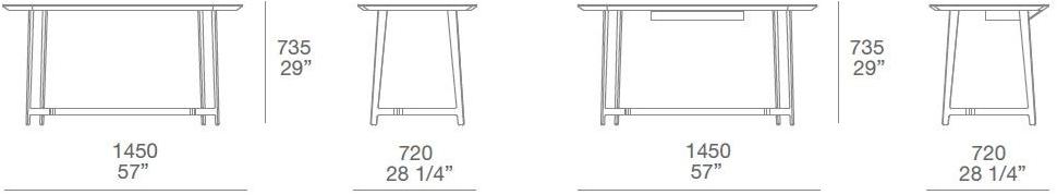 Poliform Письменный стол с ящиками sun-id-1495299 - Вид №8