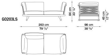 B&B Italia Outdoor Диван с шезлонгом Gio sun-id-1442753 - Вид №16