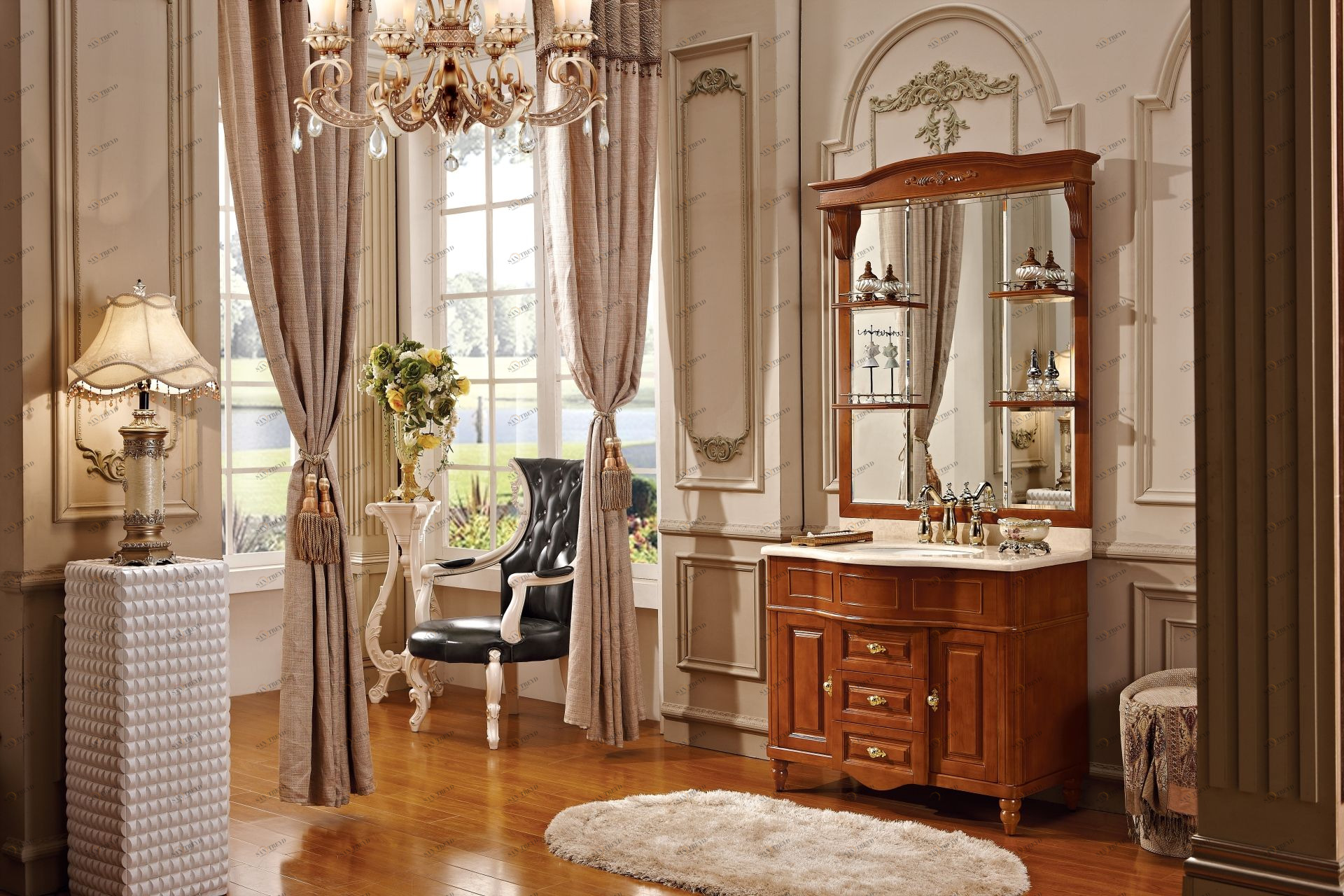 Тумба MEDICI 110 арт. TS-ME911-C-DN Темный орех Tessoro TSME911CDN