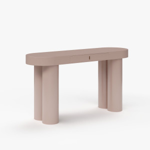 Консоль из веганской кожи