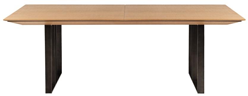 Maiullari Раскладной прямоугольный обеденный стол из стали и дерева sun-id-1454001 - Вид №1