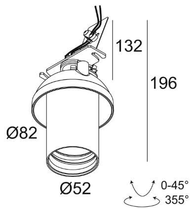 Круглый регулируемый светодиодный прожектор Deltalight Spy ARCH-00097811 - Вид №16