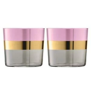 Набор из 2 стаканов Bangle 310 мл розовый