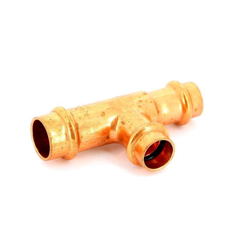 Тройник пресс 18x15x15 медный IBP P513001815015 - Вид №1