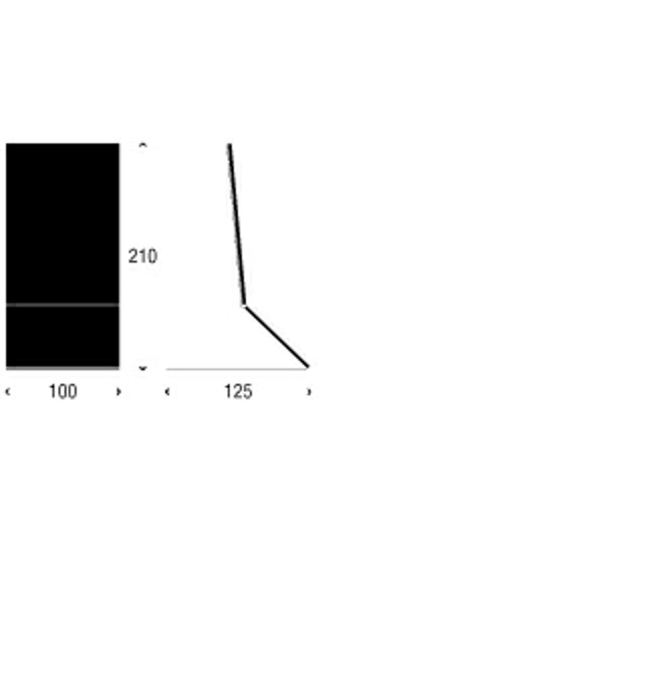 FROST Зеркало 4122, настольное » черное Нержавеющая сталь Черный U4122-B  - Вид №2