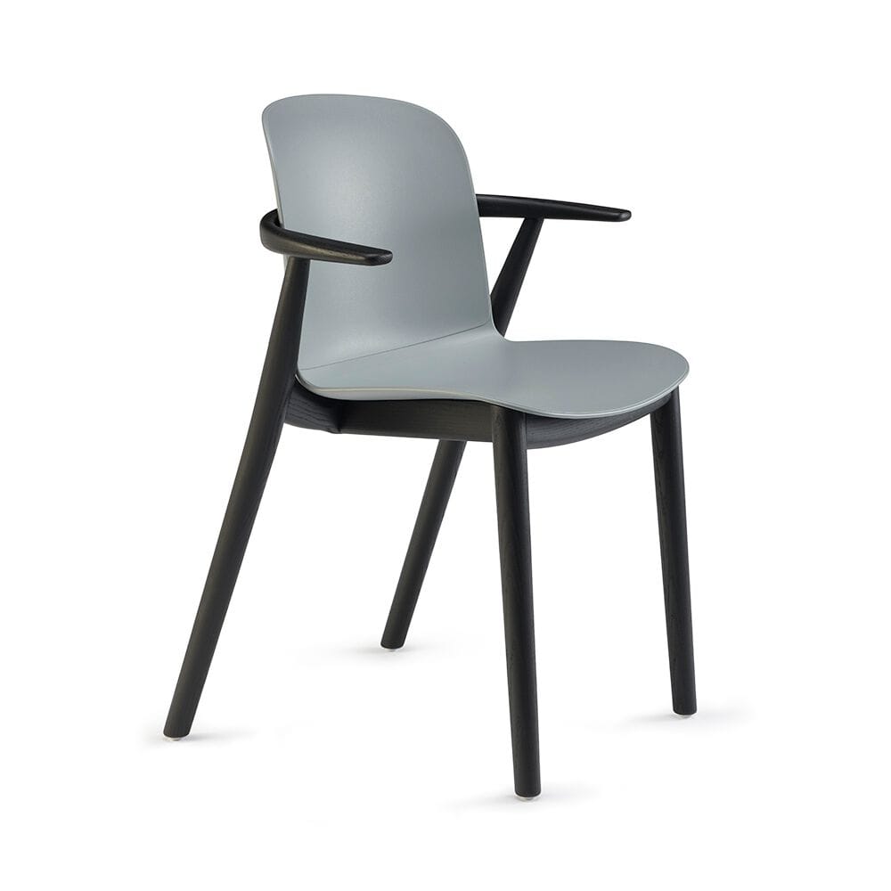 Стул из полипропилена и дерева с подлокотниками Infiniti Relief ARCH-00048986 - Вид №4
