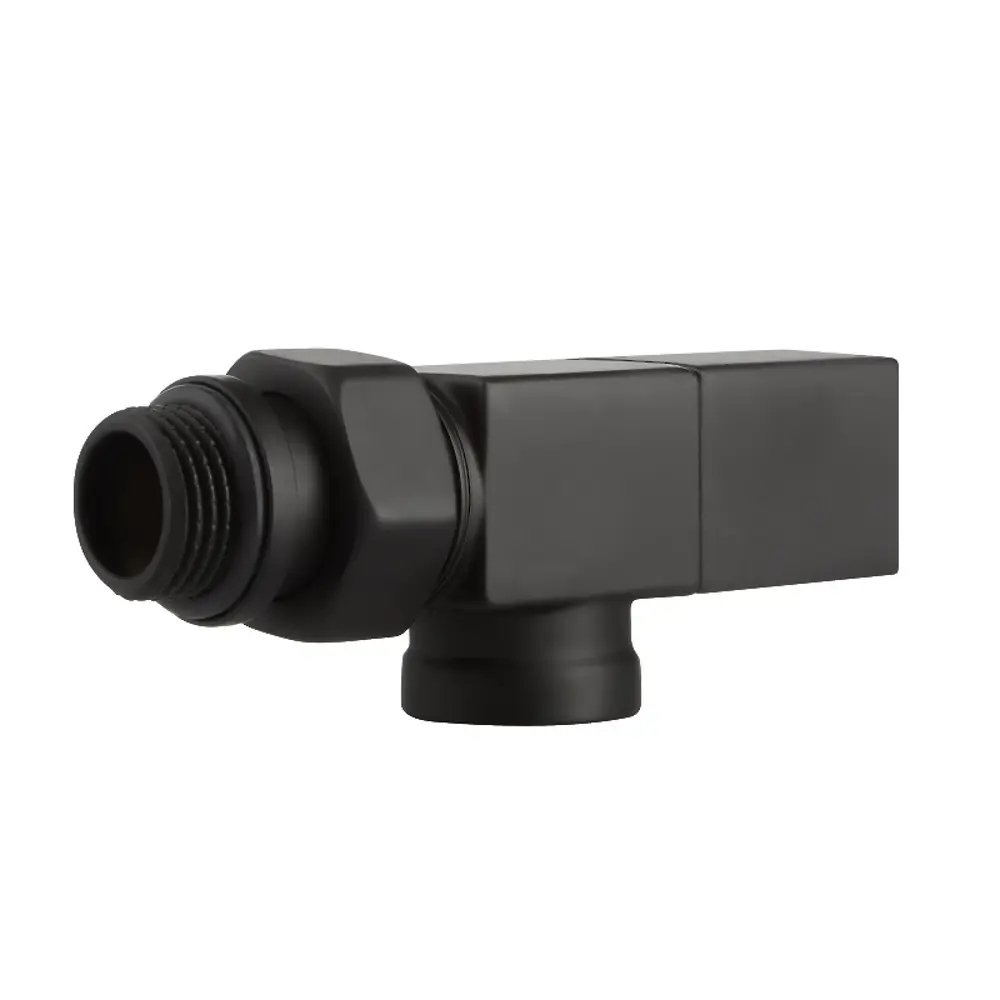 Набор вентилей для радиатора Royal Thermo Cube 1/2" осевой цвет черный 89353149 STLM-2206041  - Вид №7