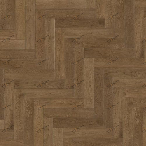 Паркет Ёлка Solidfloor New classic Шантильи Дуб Натур с брашью (Текстурированная) 610х122 мм 1195080