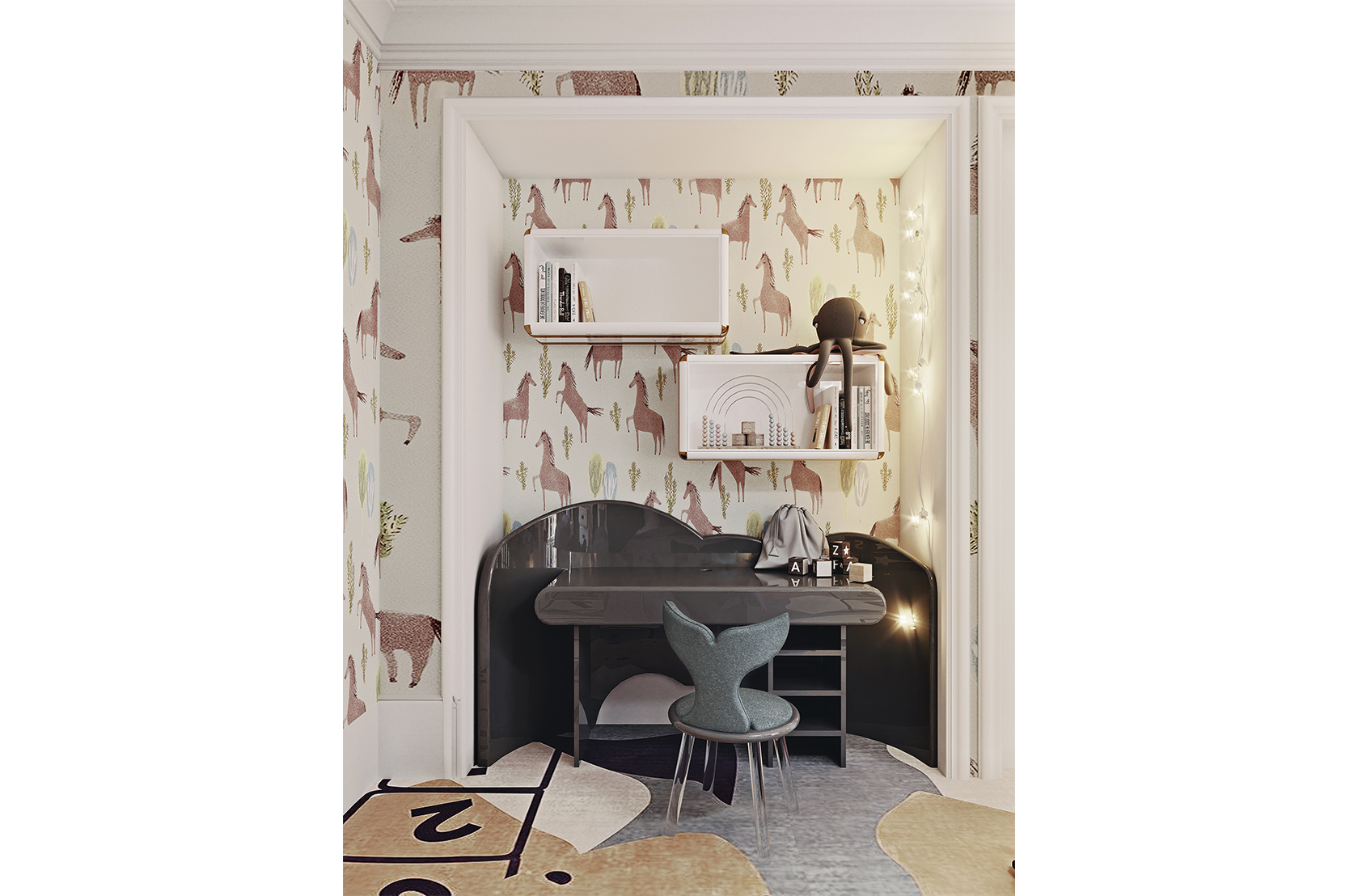 CIST652 Детский письменный стол Облачный стол Circu  - Вид №10