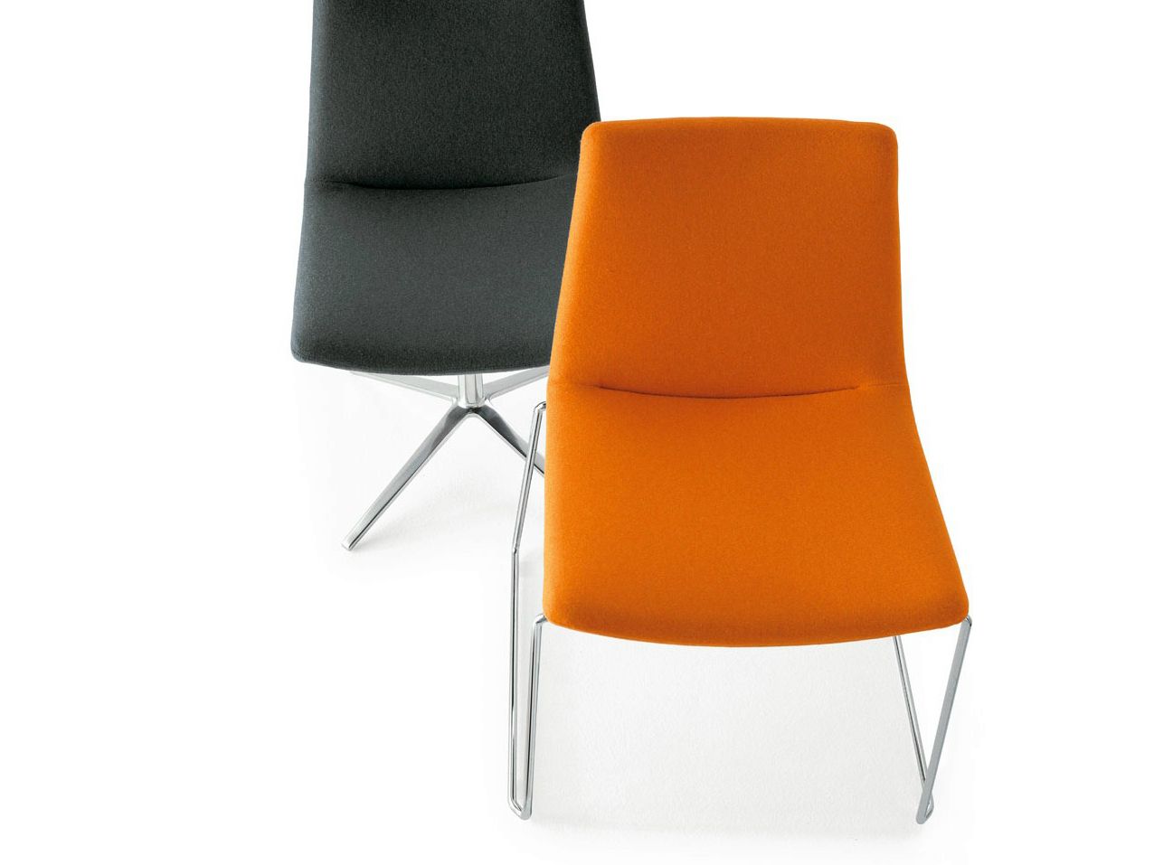 Тканевый спиц мягкий поворотный стул B&B Italia Project космос ARCH-00050680 - Вид №2