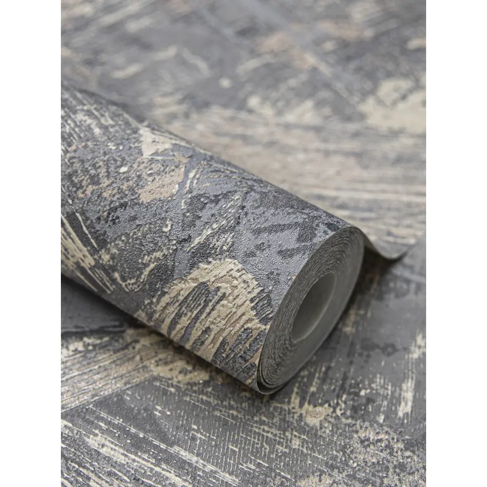 Флизелиновые обои Wallsecret Encanto серо-синие с тиснением 89363298 STLM-0834119 - Вид №2