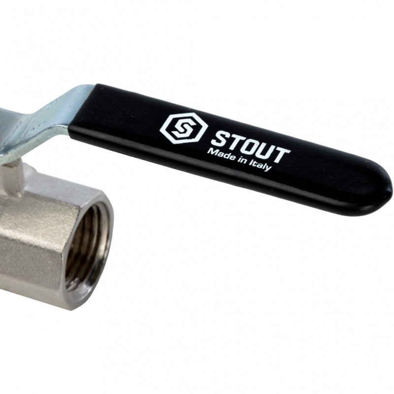 Кран шаровый STOUT ВВ 1/2" полнопроходной, рычаг SVB0001000015 - Вид №2