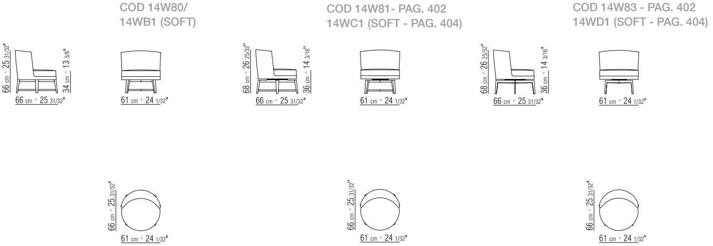 Flexform Кресло в коже Feel good sun-id-1373189 - Вид №3