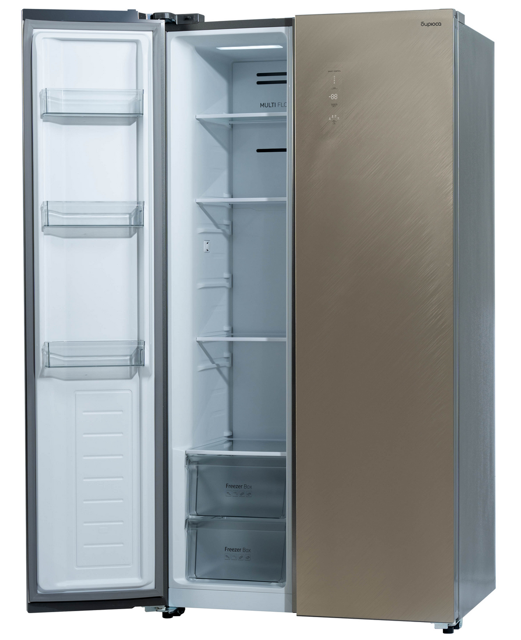 9173436 Холодильник Side by Side   Бирюса SBS 541 TGG бежевый STDN-0140702 - Вид №4