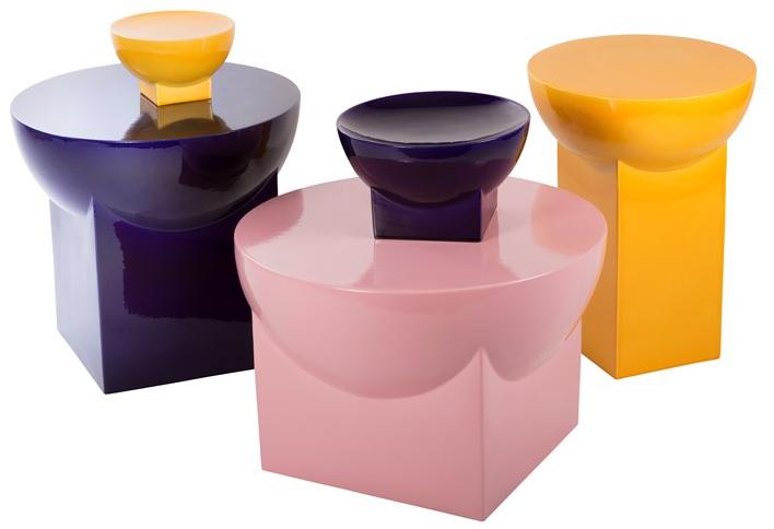 pulpo Круглый керамический журнальный столик Mila sun-id-1410174 - Вид №2