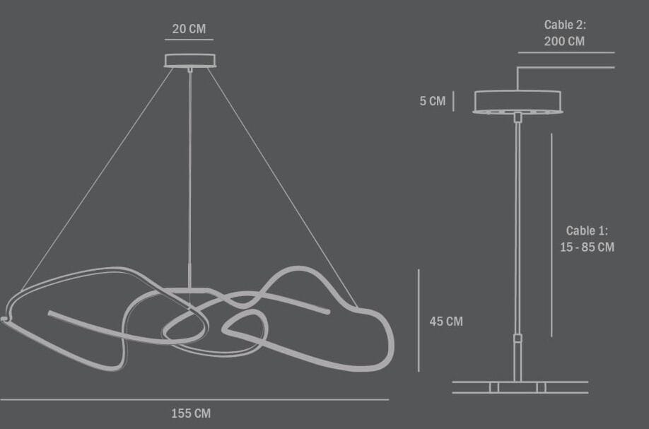Металлическая люстра 101 Copenhagen Ghost ARCH-00072682 - Вид №4