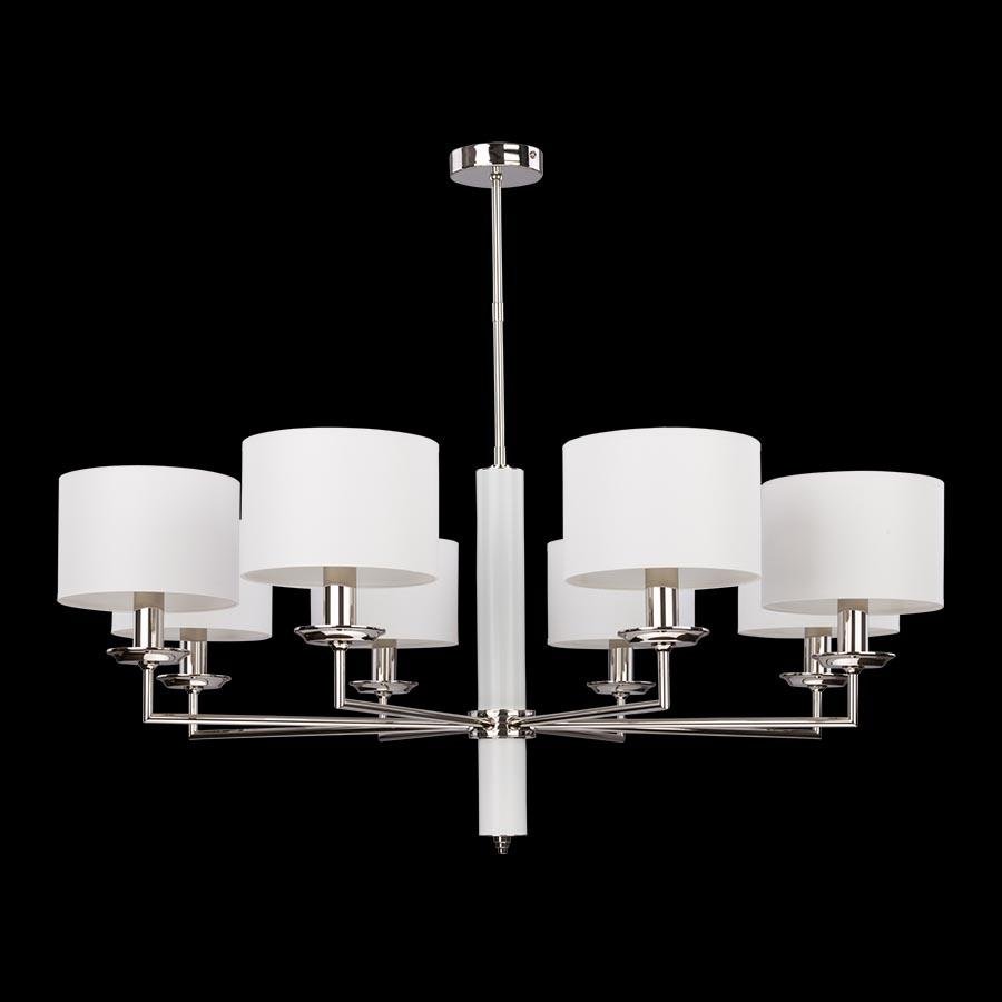 Потолочная люстра Kutek Mood Modesto MOD-ZW-8 (BC) KUTEK ДИЗАЙНЕРСКИЕ, MODESTO 313564 Белый;серебро  - Вид №1
