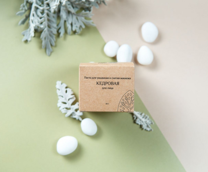 7196 Паста кедровая для умывания и снятия макияжа Вкусляндия 