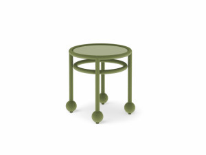 Алюминиевый круглый стол для сервировки сада