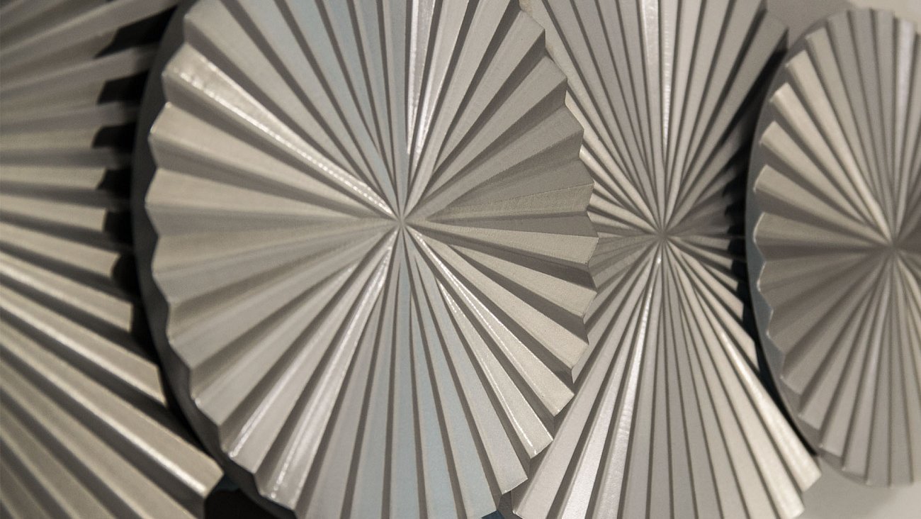 Панно декоративное настенное из дерева 130х85 см серебряное Silver-5 EVENHOME  00-3878819 Серебро  - Вид №1