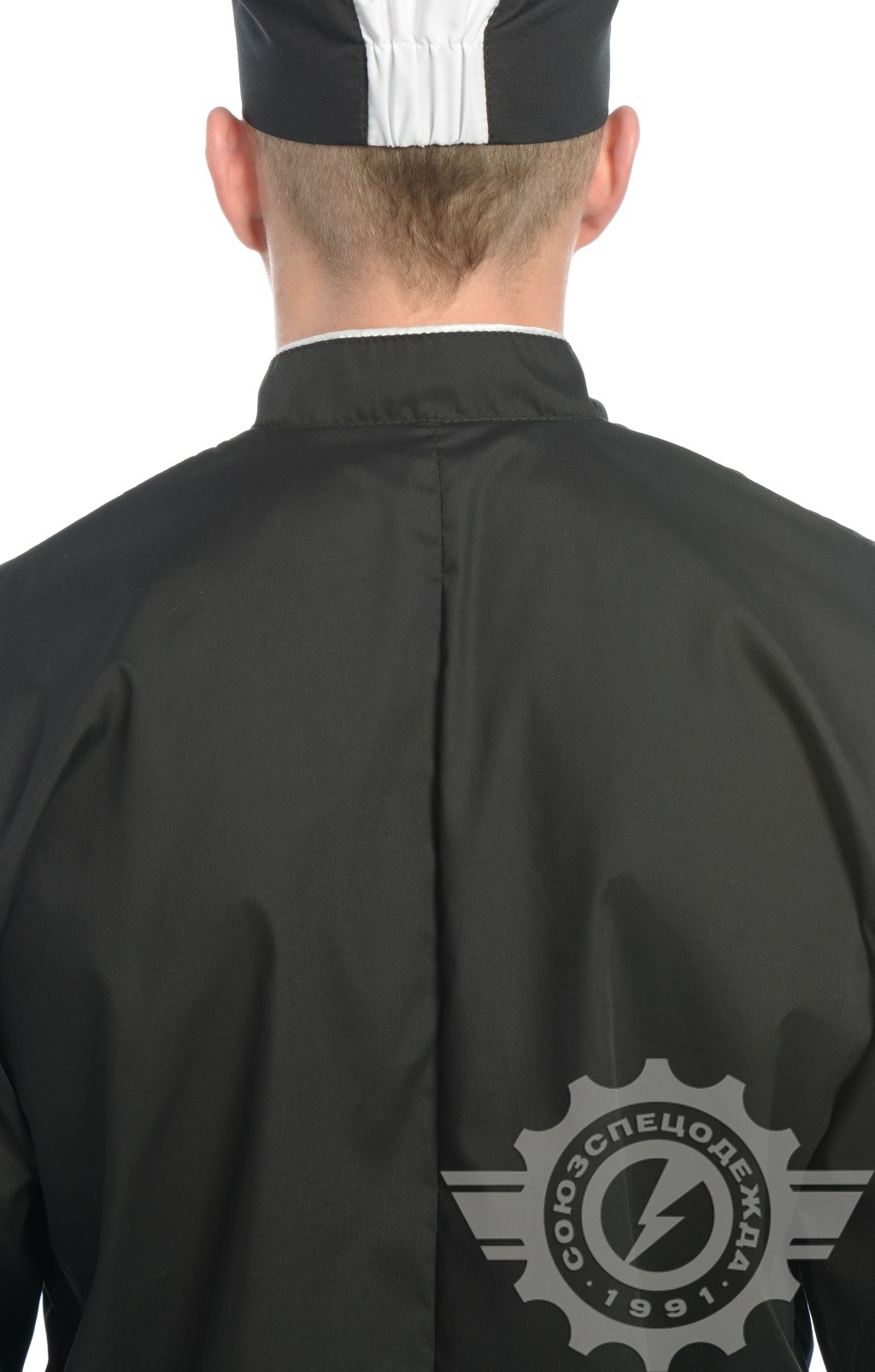 69099 Куртка поварская "Люкс-Лайт" черная  Повар  размер 44-46/158-164 Спецодежда  - Вид №5