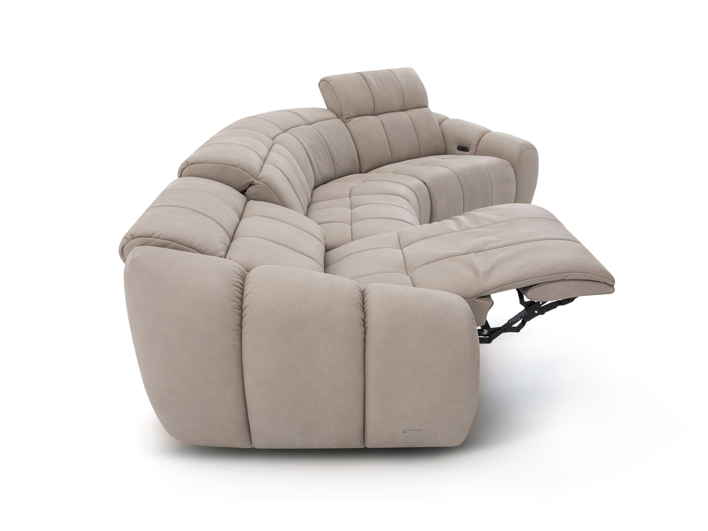 Модульный кожаный диван с электроприводом CAMPO DE' FIORI CHOCCO ARCH-00097049 - Вид №6