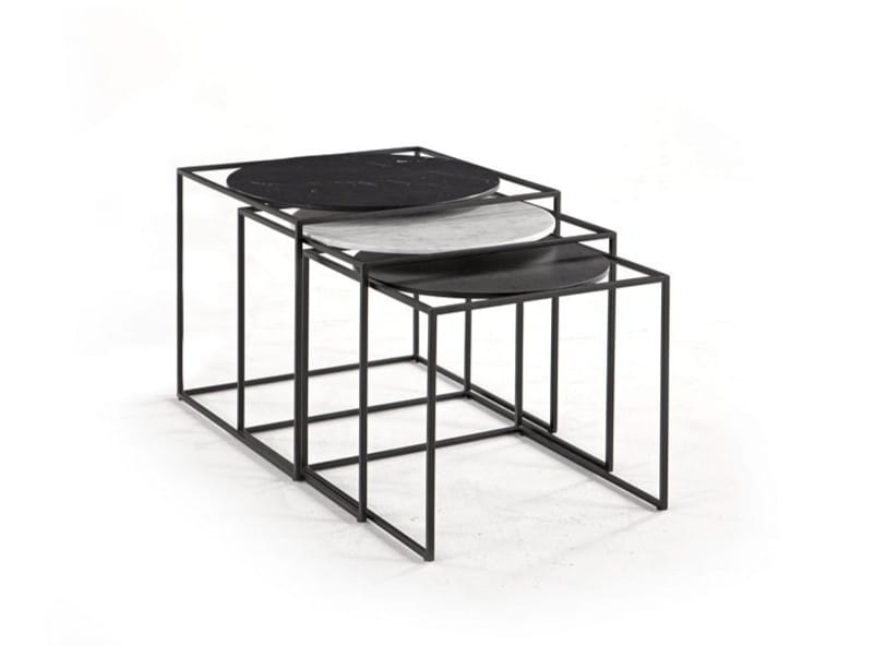 Квадратный металлический журнальный столик ROCHE BOBOIS G3 ARCH-00012807 - Вид №3