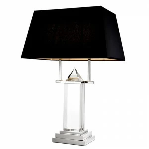 Настольная лампа 110150 от Eichholtz EICHHOLTZ ИНТЕРЬЕРНЫЕ 244705 Прозрачный;черный