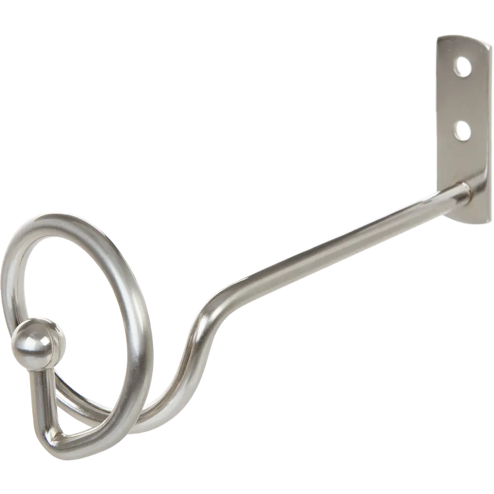 Держатель штор 14 см металл цвет хром матовый Santreyd STLM-2202853