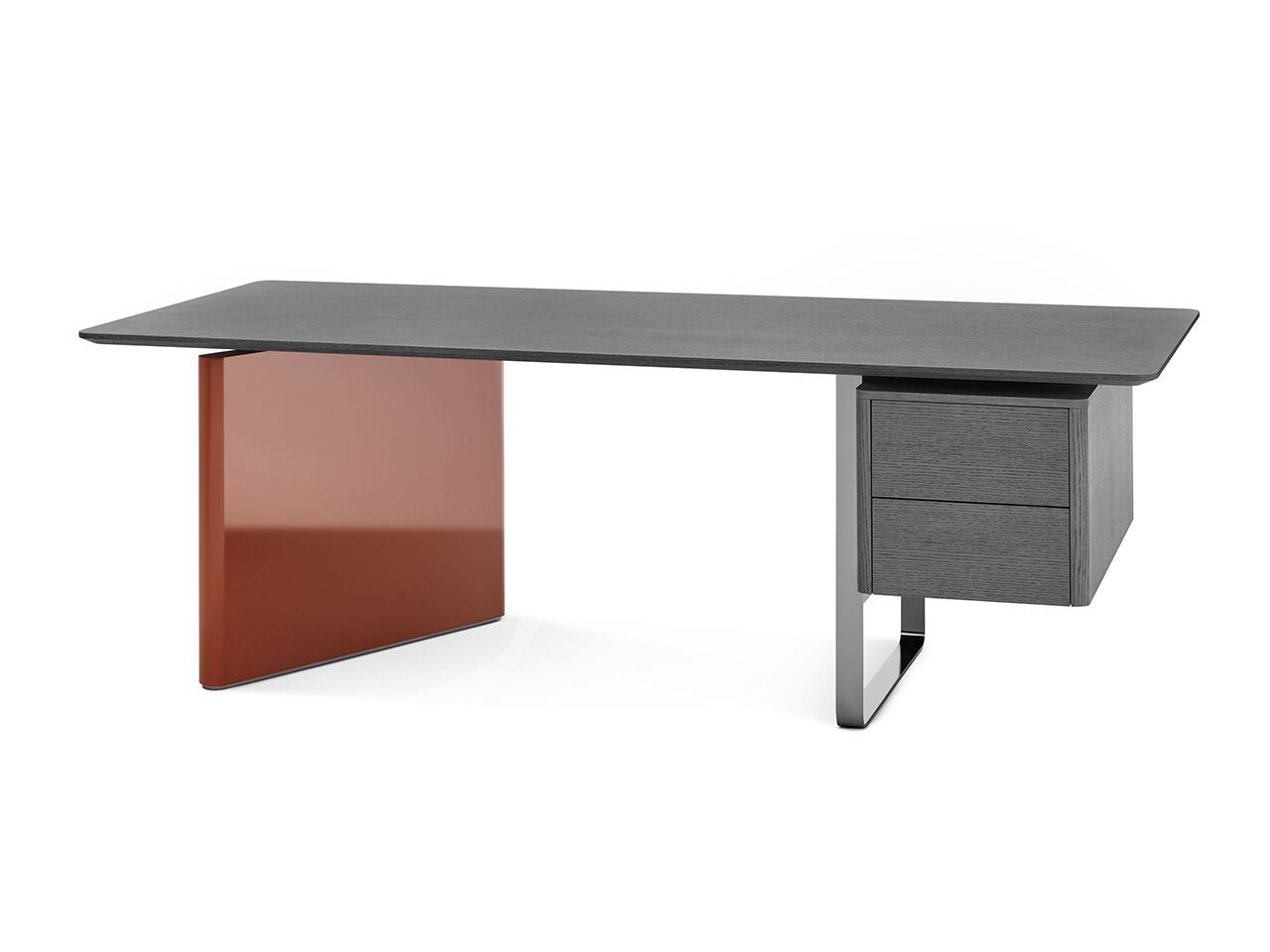 Деревянный прямоугольный стол с ящиками HC28 maison Gather ARCH-00141098 - Вид №1