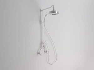 Настенная душевая колонна с ручным душем