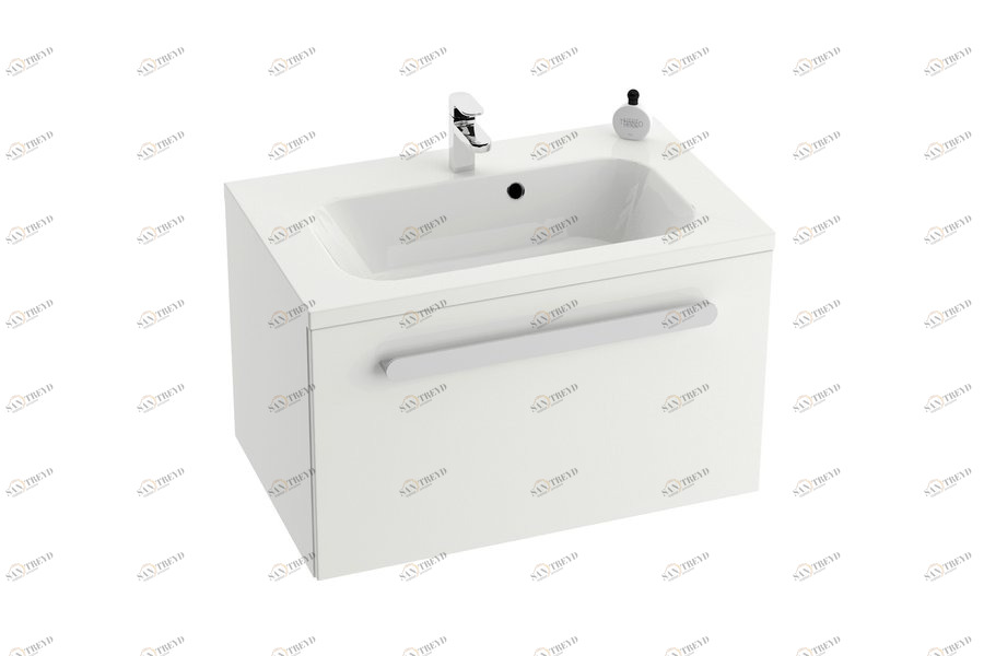 Тумба под умывальник SD 700 Chrome белая/белая Ravak X000000532