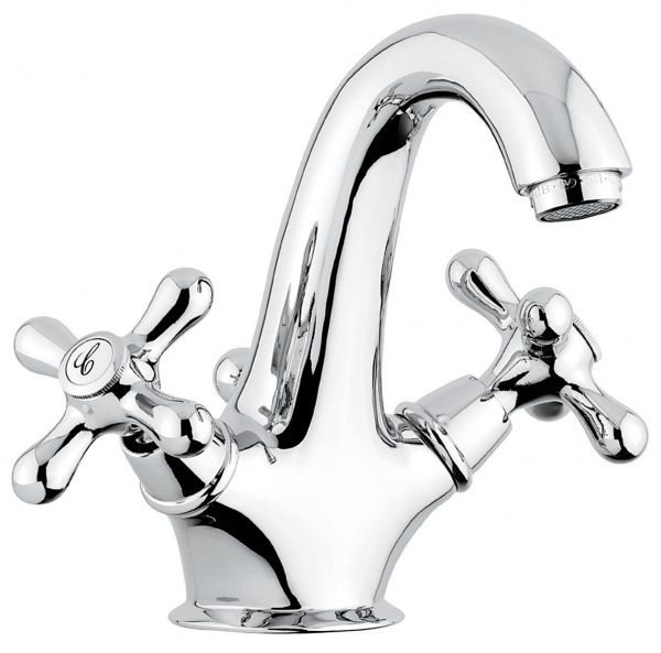 12013NO Смеситель Deco Classic с донным клапаном для раковины, цвет черный-золото EMMEVI Decò classic