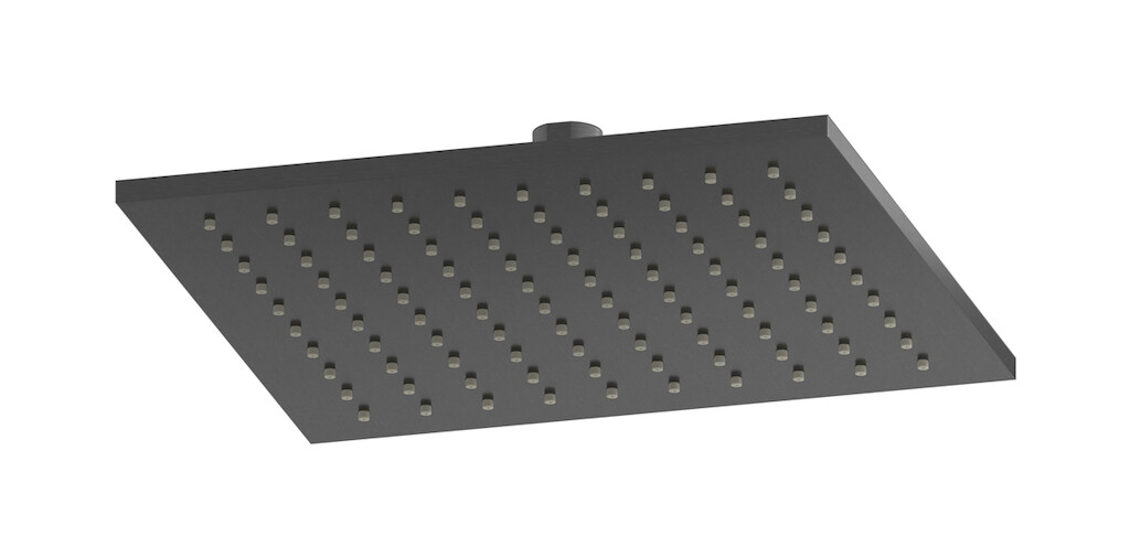 Верхний душ квадратный 250х250 WE ARE IB ma026cs Brushed Black Chrome Monamour 