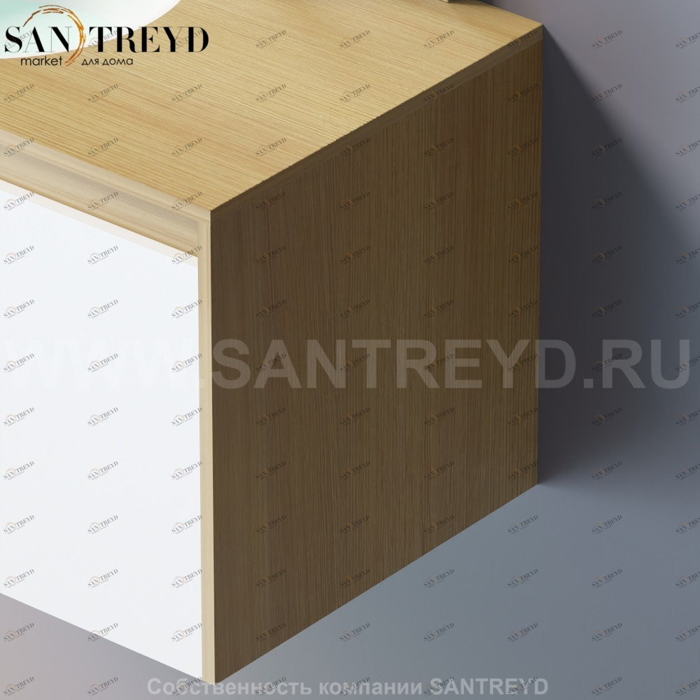 EVOLUZIONE Боковая панель под натуральный дуб для столешницы EVO-N ALEGEVNR Agape