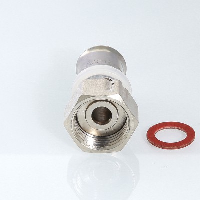 VTm.222.N.001604 Пресс-фитинг с накидной гайкой Valtec 16 мм х 1/2"  - Вид №6