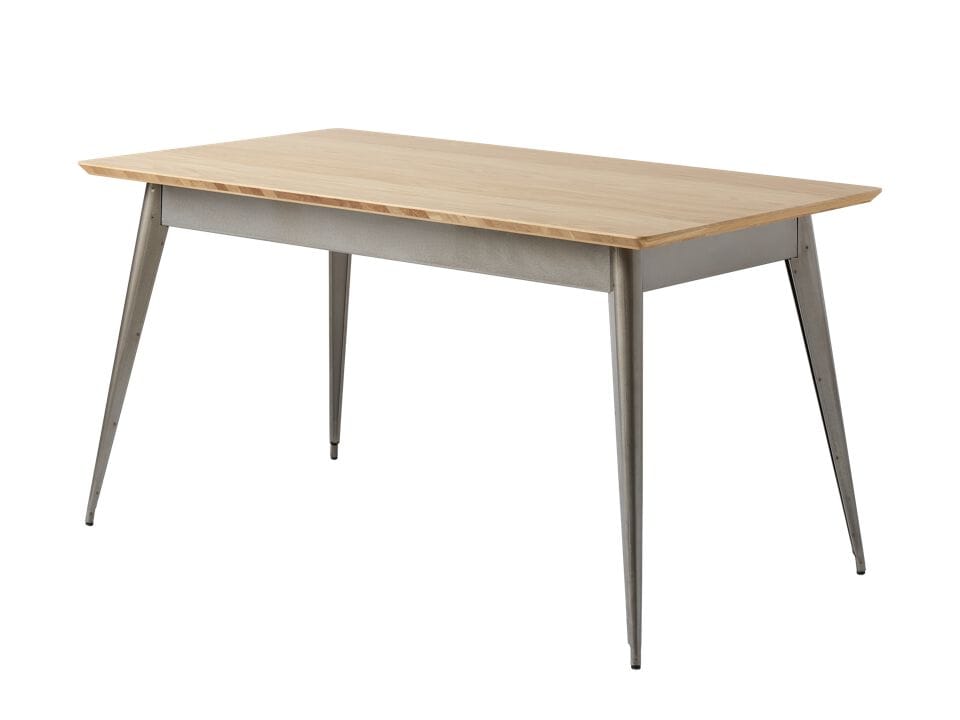 Прямоугольный обеденный стол из стали и дерева Tolix ARCH-00016469