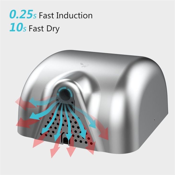 Коммерческие сушилки для рук AIKE AK2800B_592  - Вид №2