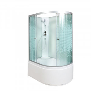 B10S BLACK Душевая кабина DETO Серия В