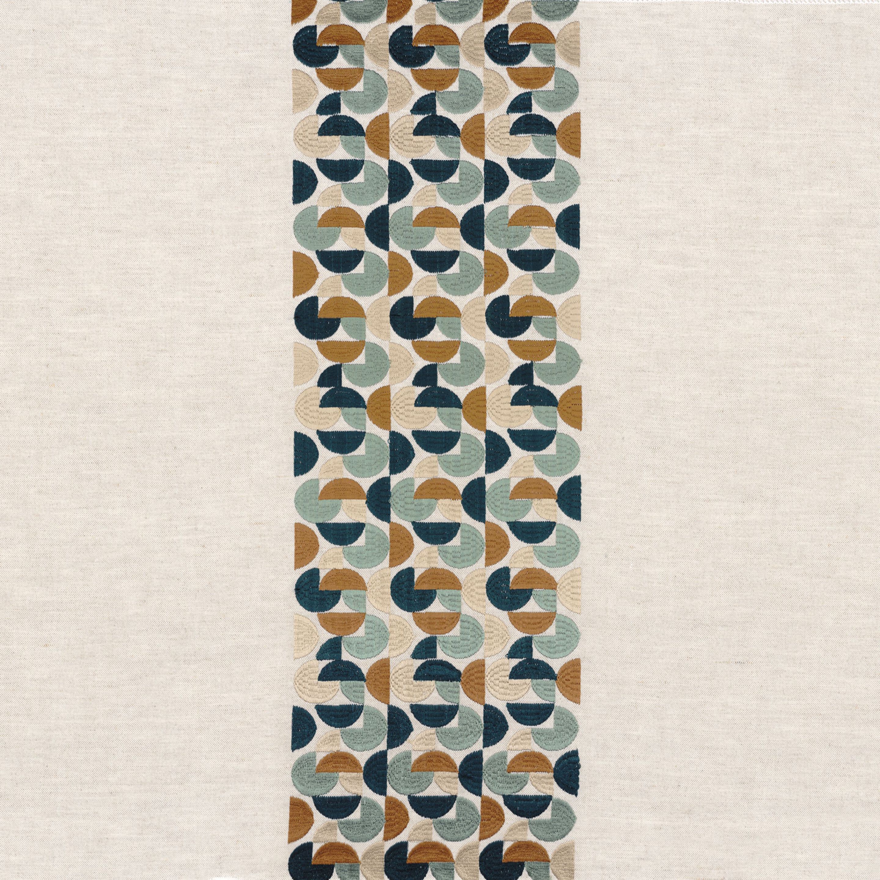 Вышитая ткань для штор с графическим рисунком Casamance Arty ARCH-00144995 - Вид №5