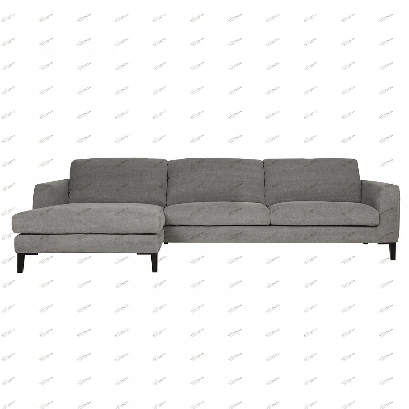 Диван Malin трехместный угловой серый SITS ДИЗАЙНЕРСКИЕ, MALIN 192157 Серый 