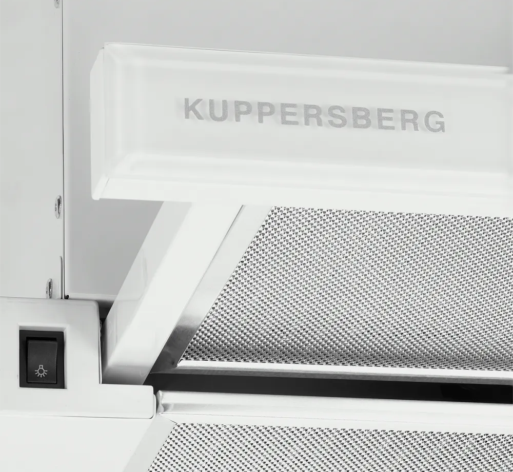 9121492 Вытяжка телескопическая Kuppersberg SLIMTURBO 60 GW белый/белый STDN-0103907 - Вид №5