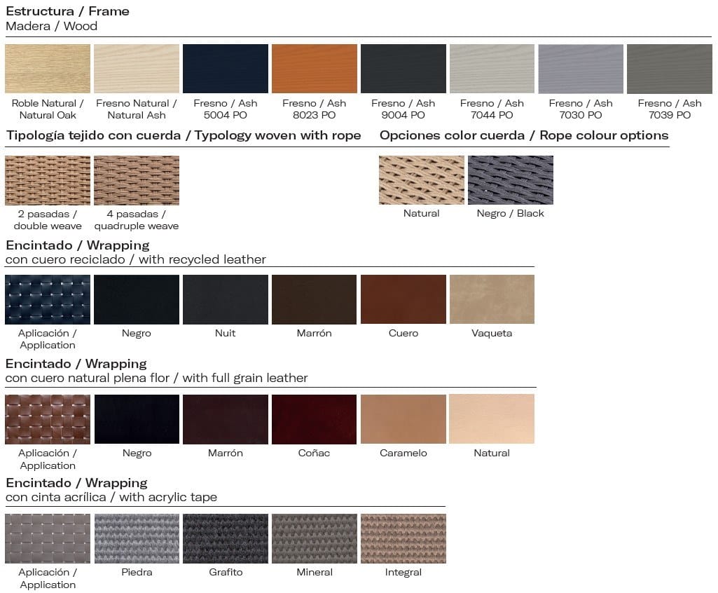 Стул с деревянными подлокотниками и веревкой Vergés Bogart ARCH-00042469 - Вид №12