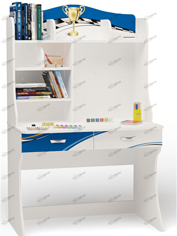 Стол с надстройкой ABC-KING La-Man синий 4631147955869