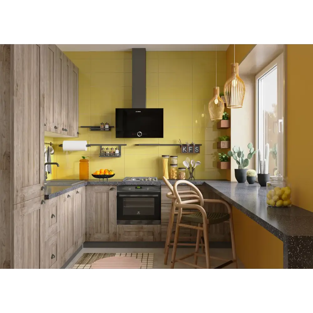 Фасад застекленный Руза 39.7x76.5 см Delinia ID ЛДСП цвет коричневый STLM-2105846 - Вид №6