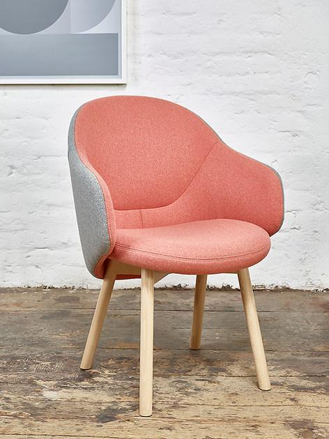 TON Кресло из ткани с подлокотниками Albu 323 415 - Вид №5