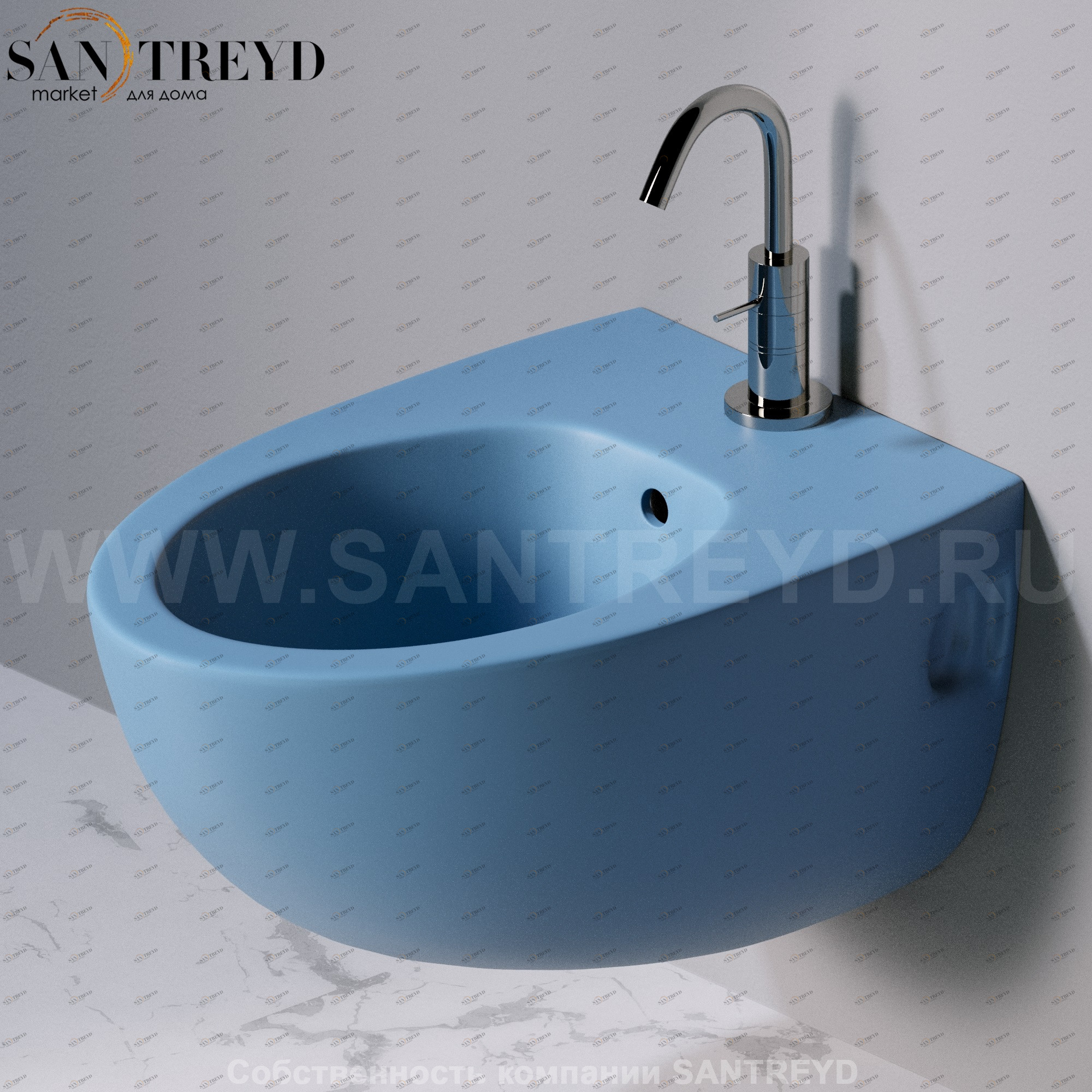 S512.141 Биде подвесное OVAL A. e T. Italia AeT ITALIA