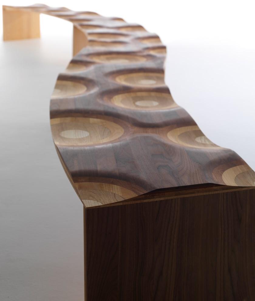 Casamania & Horm Модульная скамья из массива дерева Ripples sun-id-1453603 - Вид №11